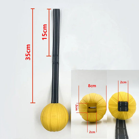 Dog Rope Ball Toy – Durable EVA Floating Ball for Training & Play