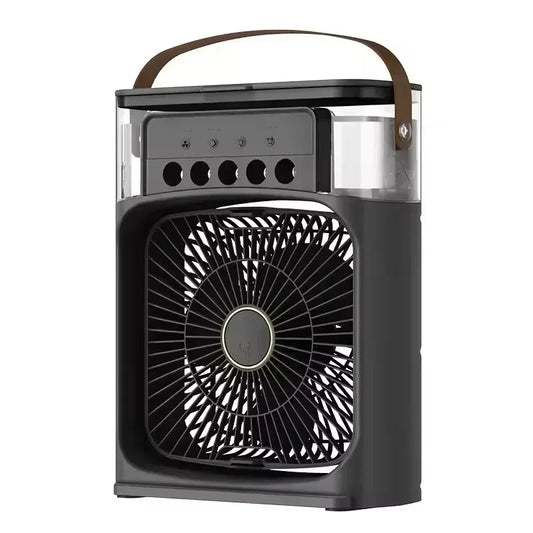 3-in-1 Mini Air Cooler – Fan, Humidifier & Night Light