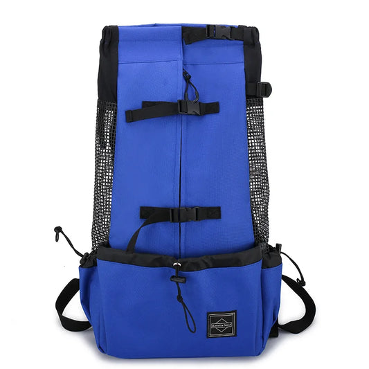 Strong Nylon Dog Carrier Backpack – Breathable Travel Pack for Small & Medium Dogs