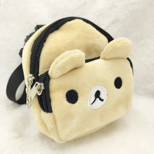 Soft Dog Backpack – Cute Portable Snack Bag for Puppies & Small Dogs