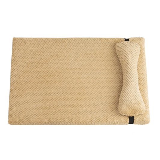 Calming Dog Bed with Pillow – Fluffy Plush Mat for All Pets