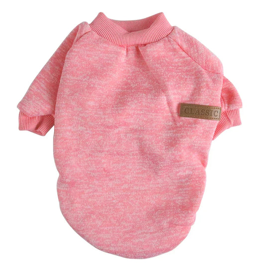 Soft Dog Sweater – Warm Autumn/Winter Sweatshirt for Small & Medium Dogs