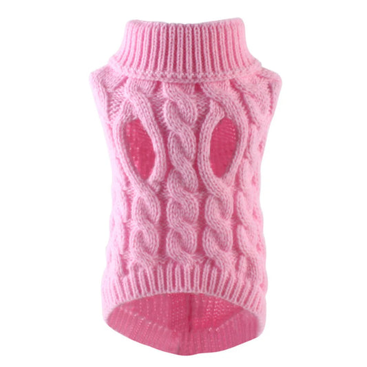 Small Pet Dog Sweater – Knitted Autumn Winter Comfort Wear