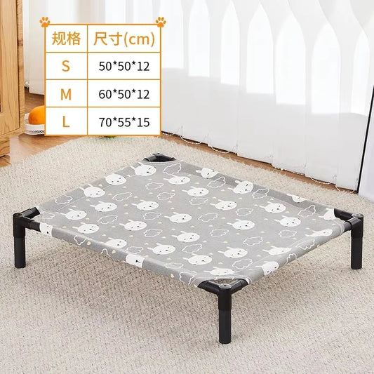 BreezyLift Elevated Pet Bed – Portable Folding Bed for Dogs & Cats