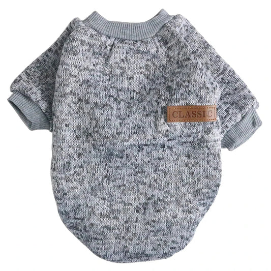 Dog Sweater for Small & Medium Dogs – Warm Autumn/Winter Pet Coat