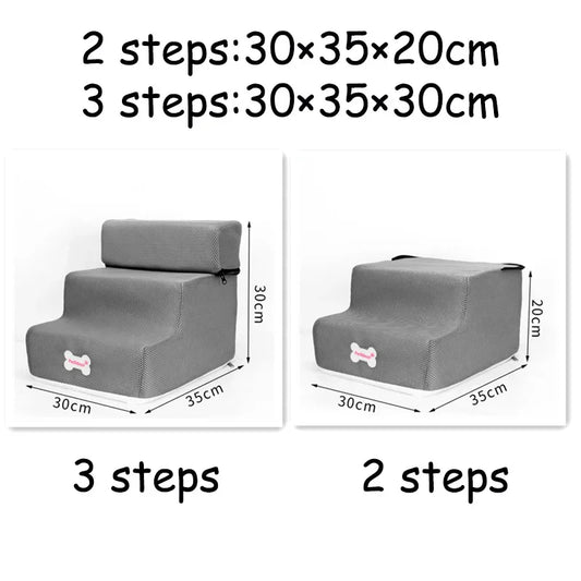 Hot Dog House Pet Stairs – Anti-Slip Ramp Ladder for Small Dogs & Cats