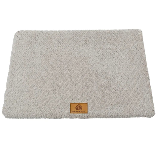Short Plush Orthopedic Dog Bed – Non-Slip Comfort for All Sizes